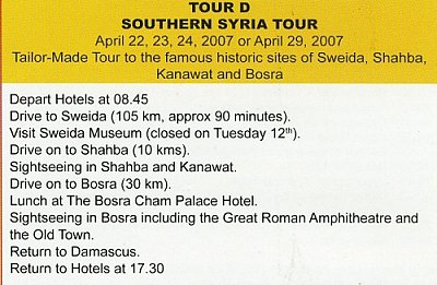 Tour D Information
